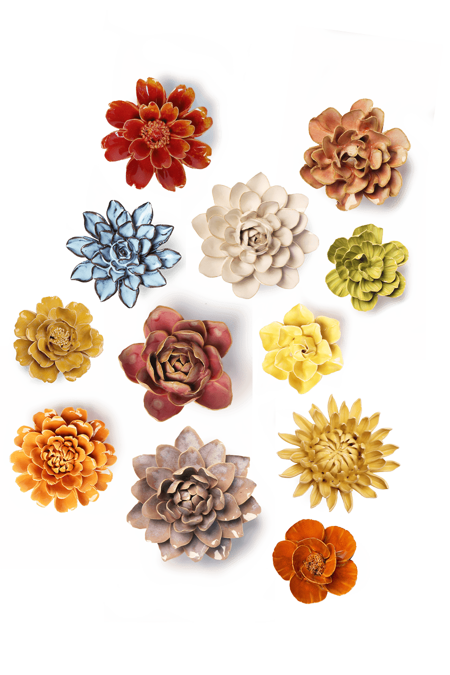 August Birth Flower - Poppy - Chive Ceramics Studio - Ceramic Flowers - Chive Ceramics Studio