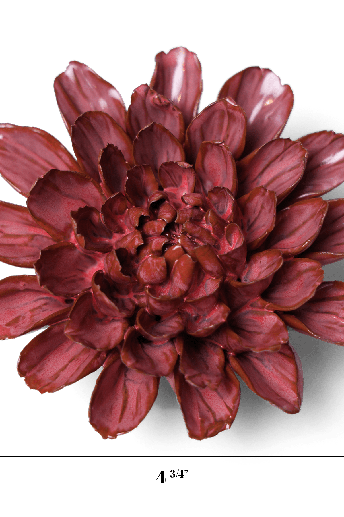 Japan Ceramic Flower Wall Art Pink Dahlia - Chive Ceramics Studio - Ceramic Flowers - Chive US