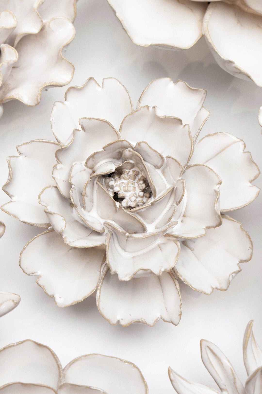 Ivory Rose - Chive Ceramics Studio - Ceramic Flowers - Chive Ceramics Studio