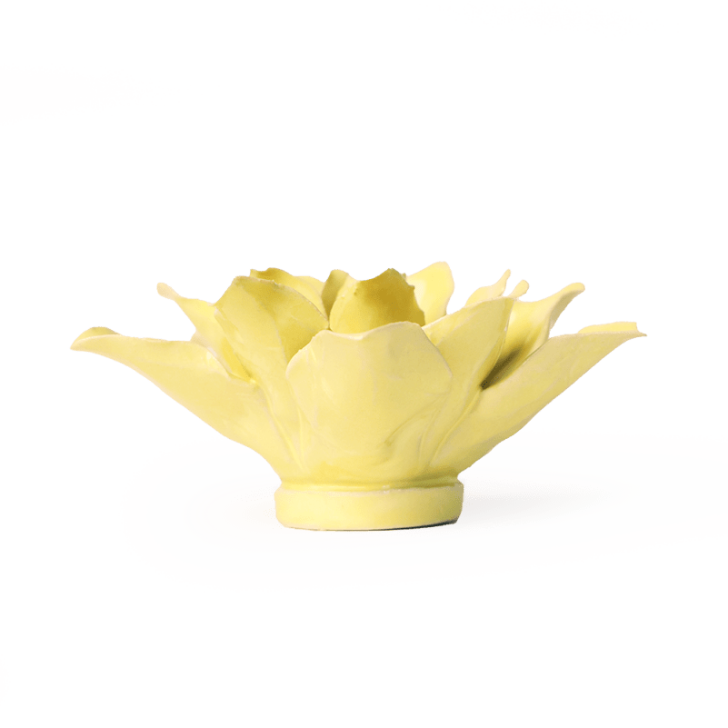Lime Yellow Tiger Lily - Chive Ceramics Studio - Ceramic Flowers - Chive Ceramics Studio