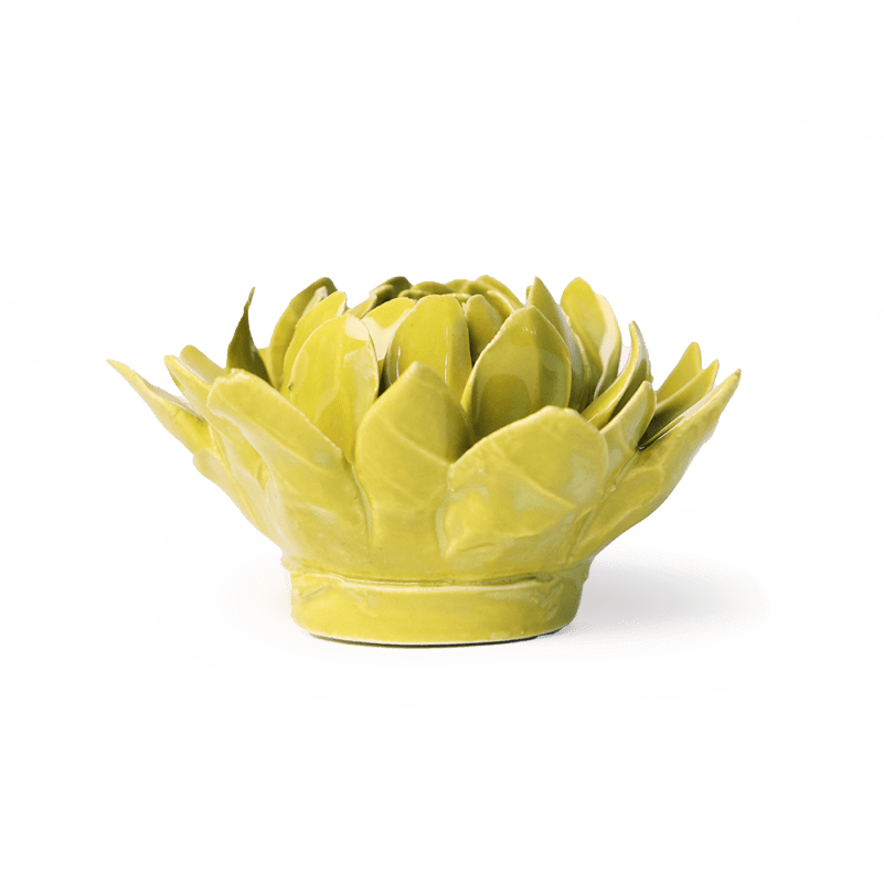 Chartreuse Sugarbush Protea - Chive Ceramics Studio - Ceramic Flowers - Chive Ceramics Studio