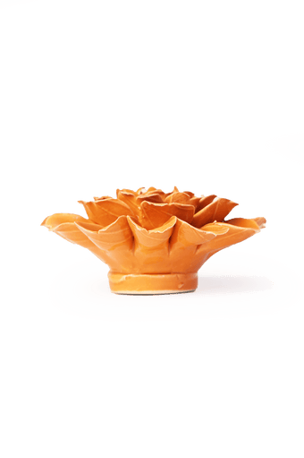 Orange Fiesta Marigold - Chive Ceramics Studio - Ceramic Flowers - Chive Ceramics Studio