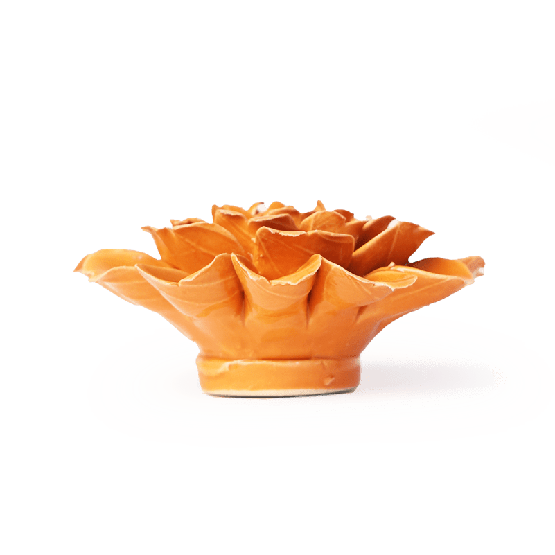 Orange Fiesta Marigold - Chive Ceramics Studio - Ceramic Flowers - Chive Ceramics Studio