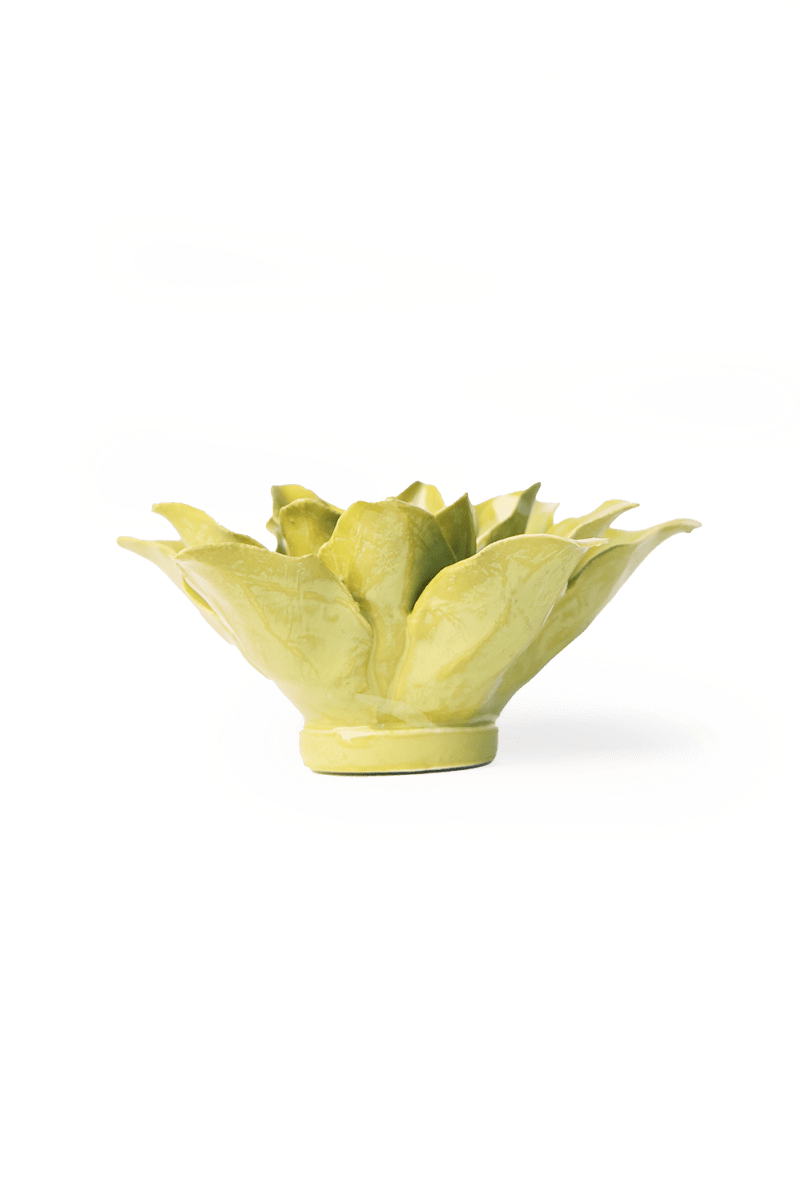 Chartreuse Tiger Lily - Chive Ceramics Studio - Ceramic Flowers - Chive Ceramics Studio