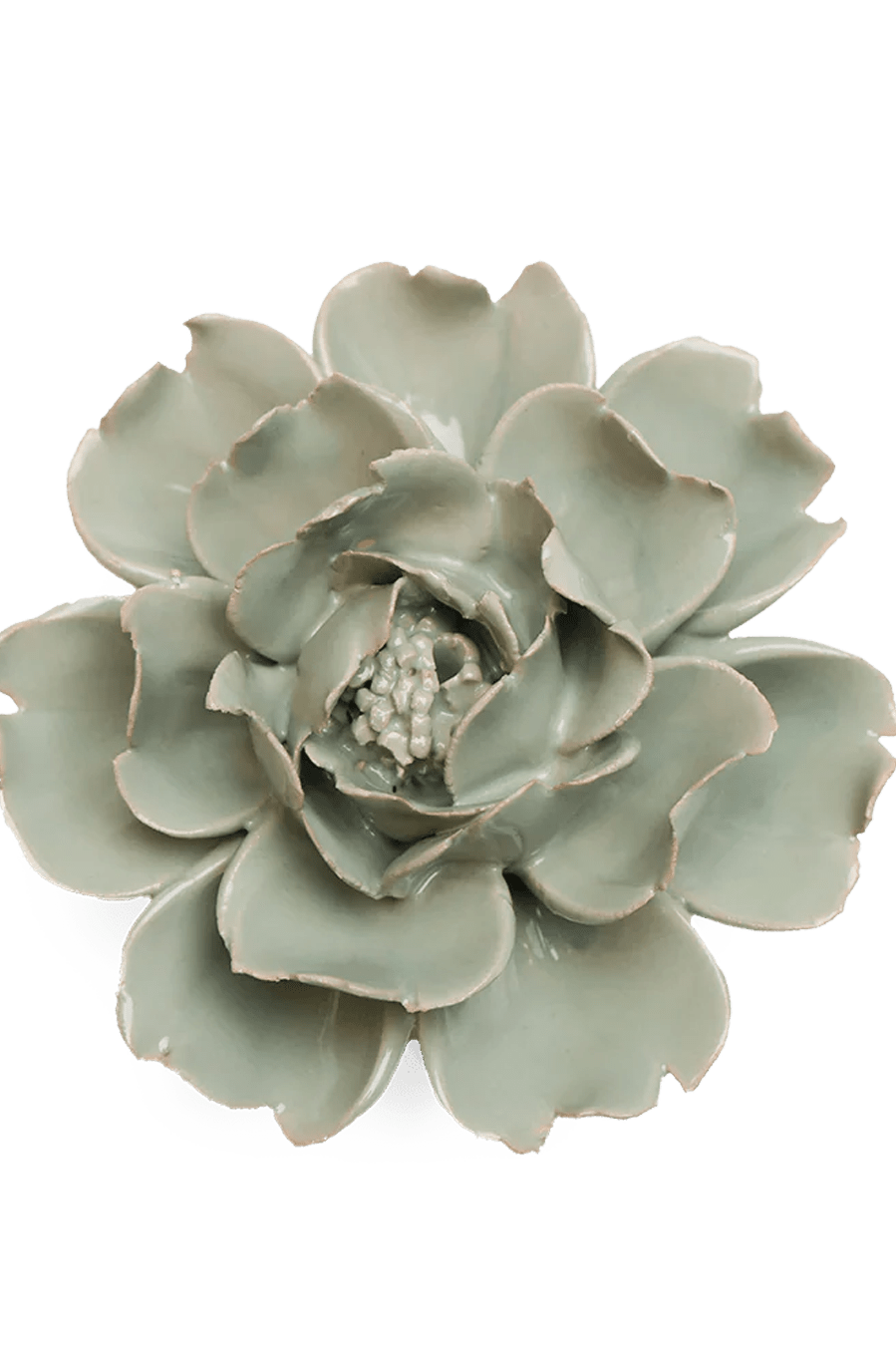EG09 Pistachio Green Rose - Chive Ceramics Studio - Ceramic Flowers - Chive Ceramics Studio