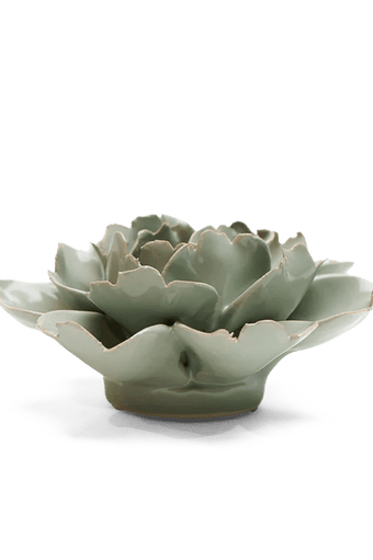 EG09 Pistachio Green Rose - Chive Ceramics Studio - Ceramic Flowers - Chive Ceramics Studio