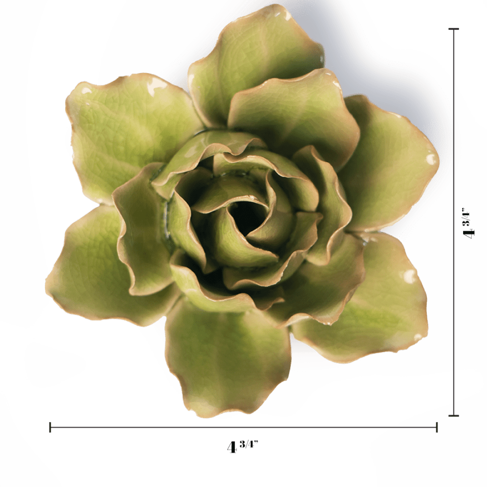 Peridot Stargazer Lily - Chive Ceramics Studio - Ceramic Flowers - Chive Ceramics Studio