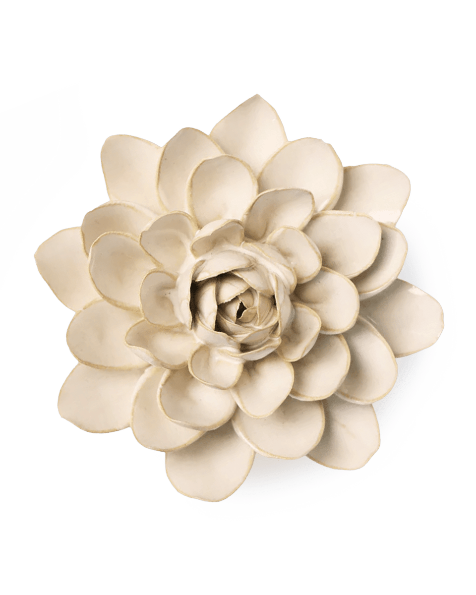 Ivory Snowdrop Ceramic Flower | English Garden Collection by Chive