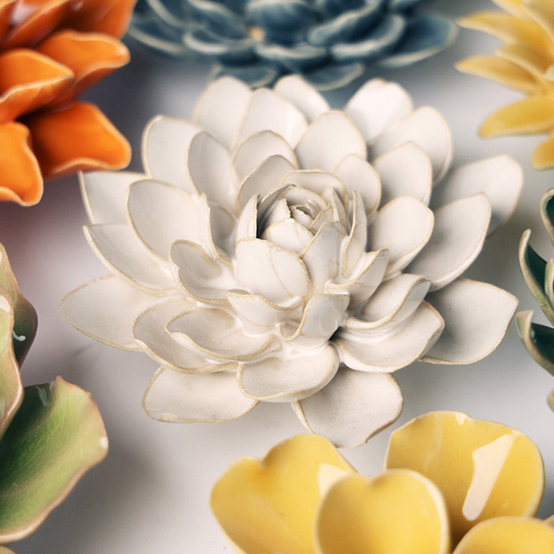 Ivory Snowdrop - Chive Ceramics Studio - Ceramic Flowers - Chive Ceramics Studio
