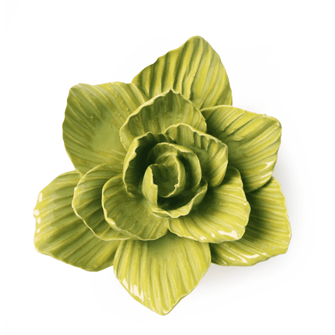 EG33 Chartreuse Gladiolus - Chive Ceramics Studio - Ceramic Flowers - Chive Ceramics Studio