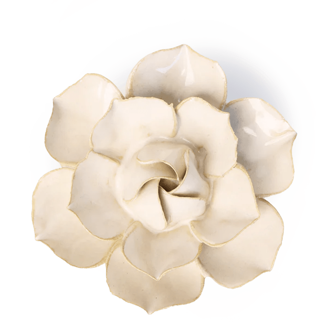 Ivory Daffodil - Chive Ceramics Studio - Ceramic Flowers - Chive Ceramics Studio