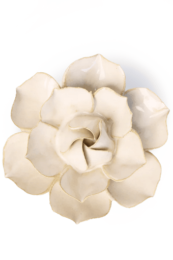 Ivory Daffodil - Chive Ceramics Studio - Ceramic Flowers - Chive Ceramics Studio