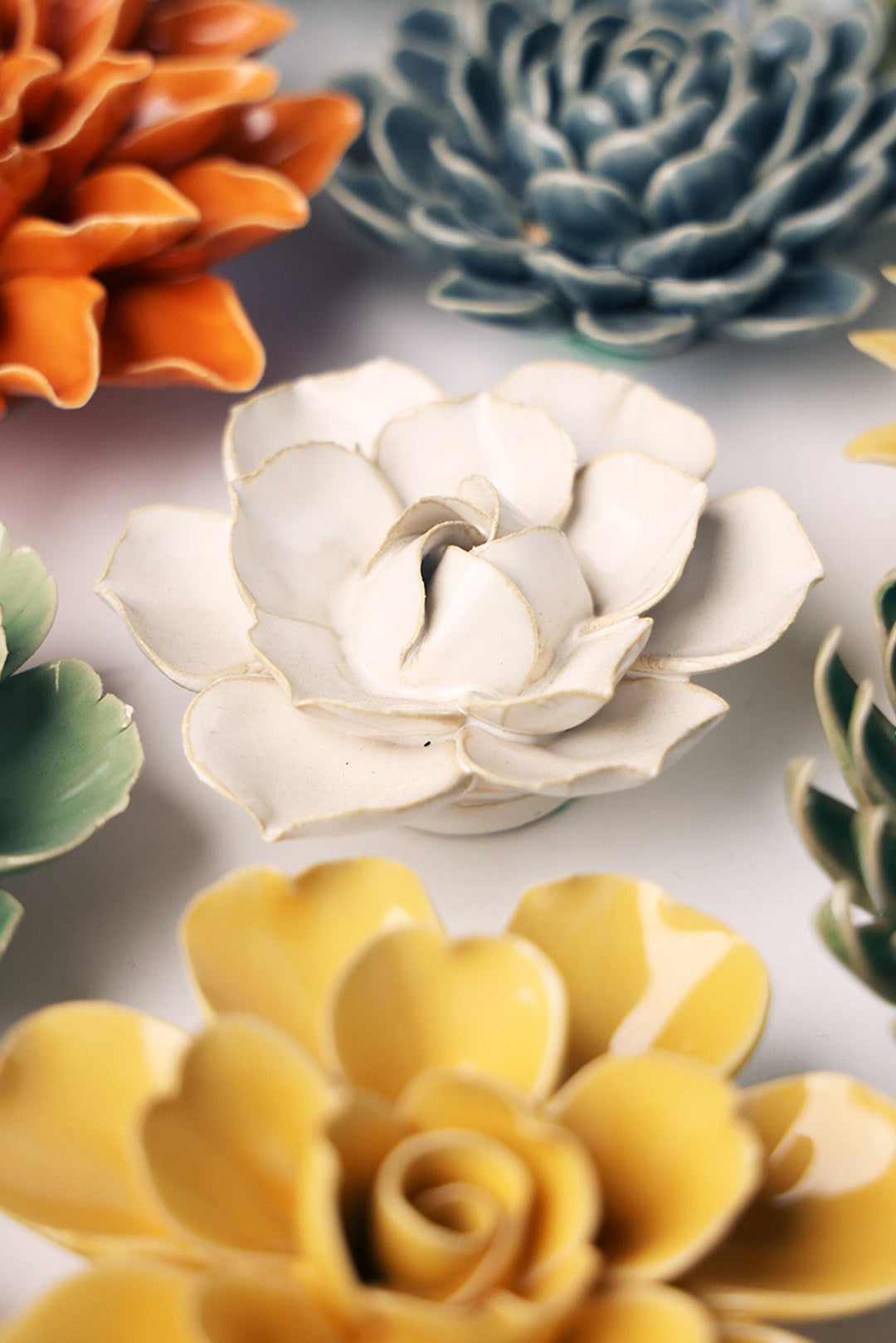 Ivory Daffodil - Chive Ceramics Studio - Ceramic Flowers - Chive Ceramics Studio