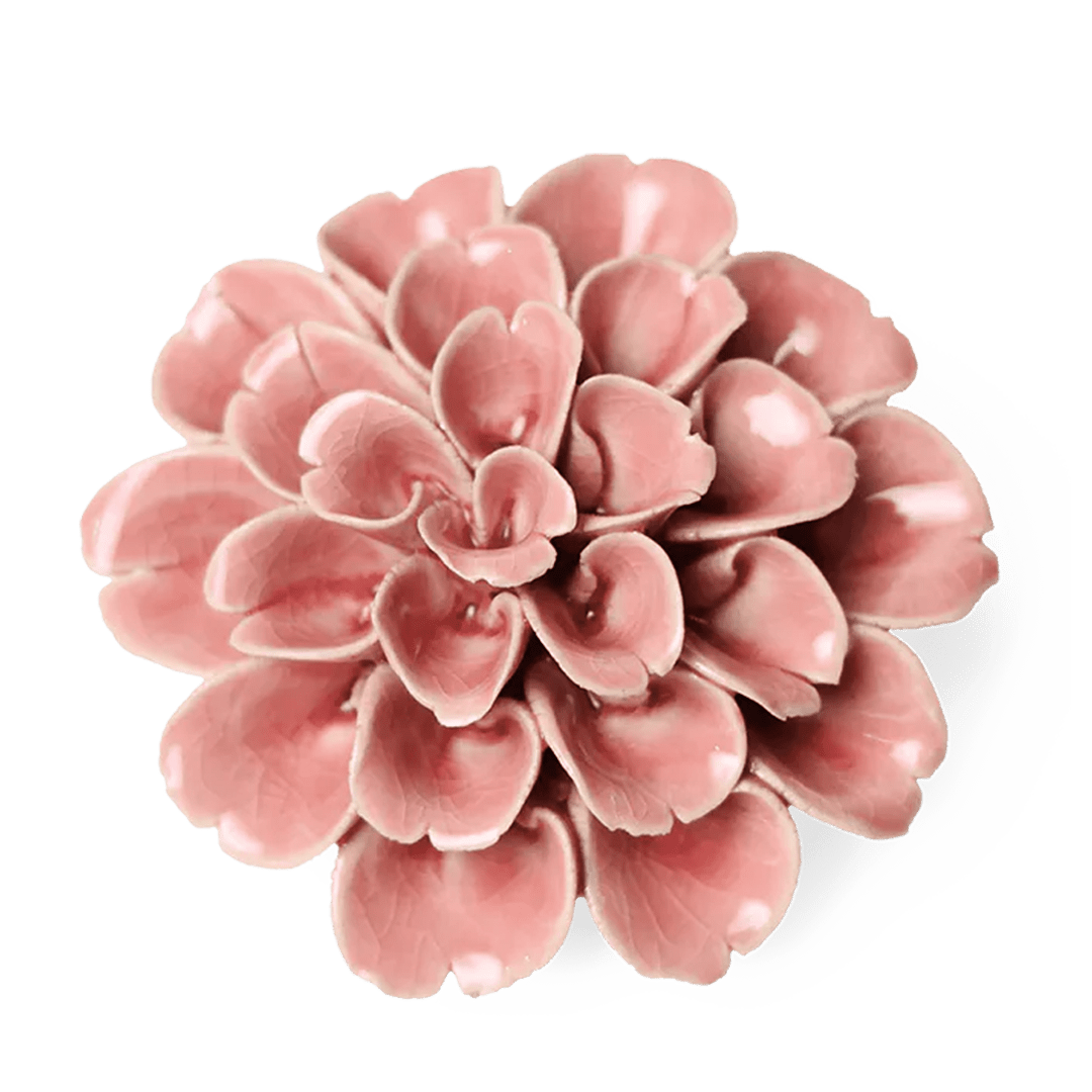 Champagne Pink Hydrangea - Chive Ceramics Studio - Ceramic Flowers - Chive Ceramics Studio