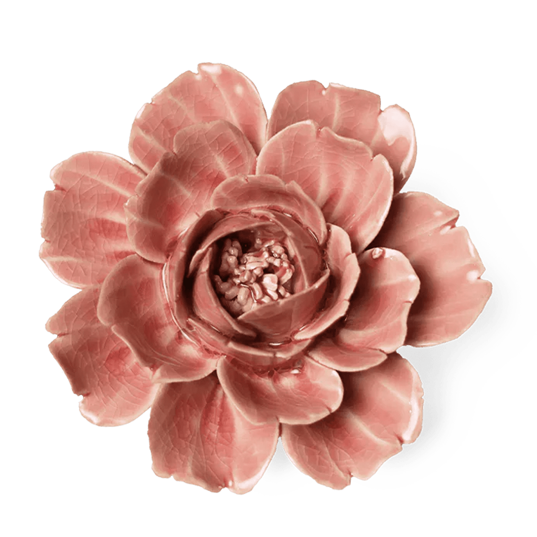 Champagne Pink Rose - Chive Ceramics Studio - Ceramic Flowers - Chive Ceramics Studio