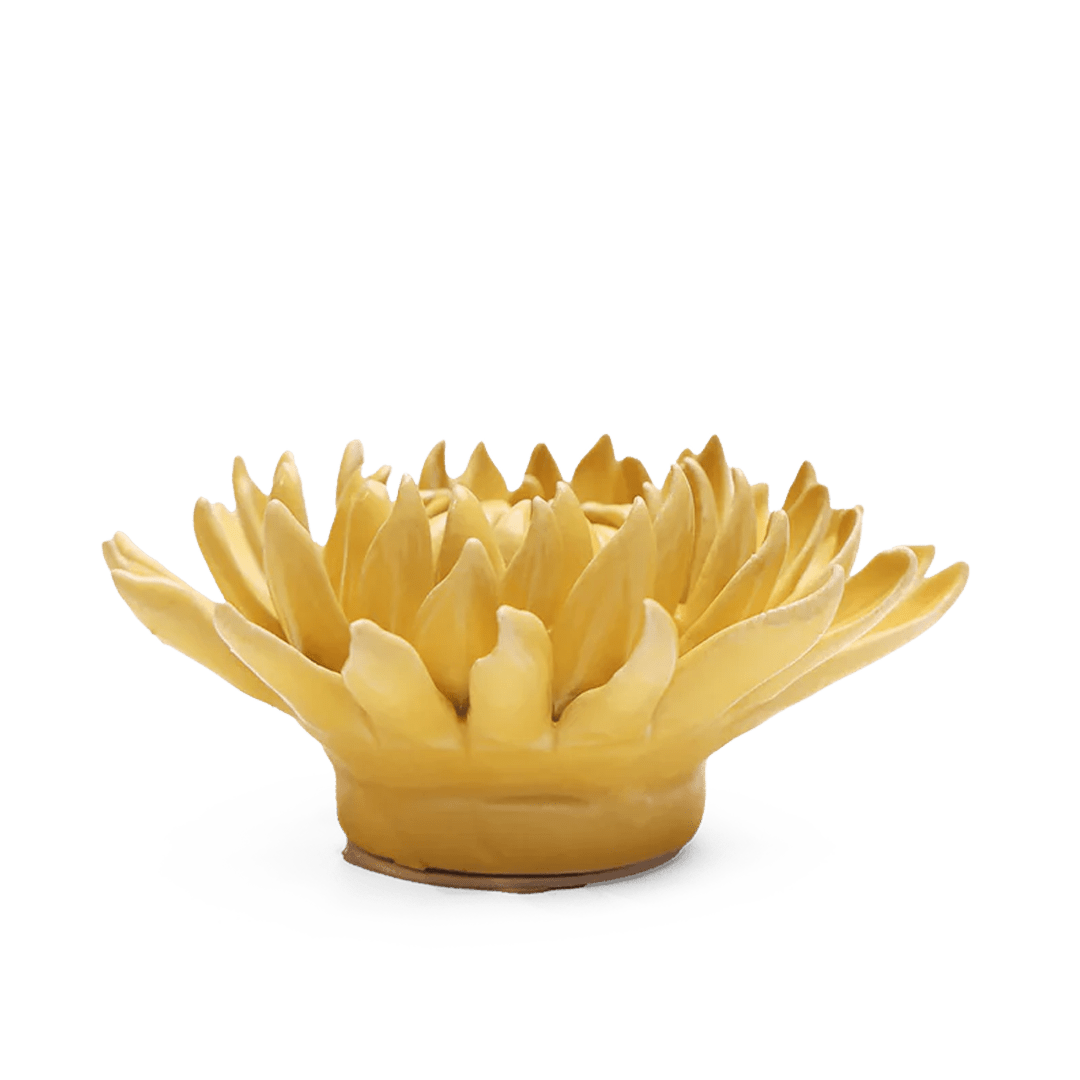 Canary Yellow Sarah Mum - Chive Ceramics Studio - Ceramic Flowers - Chive Ceramics Studio