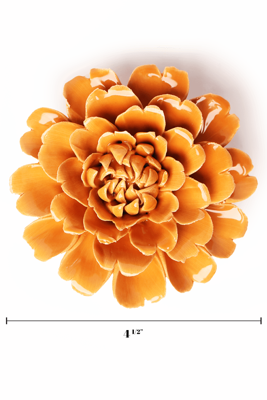 October Birth Flower - Marigold - Chive Ceramics Studio - Ceramic Flowers - Chive Ceramics Studio