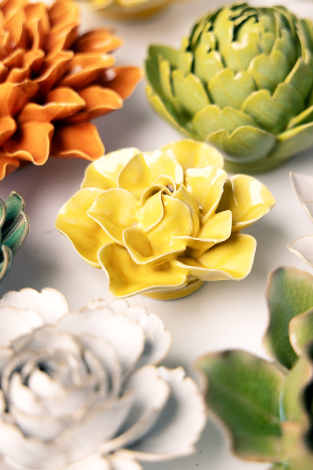 Buttercup Yellow Daffodil - Chive Ceramics Studio - Ceramic Flowers - Chive Ceramics Studio