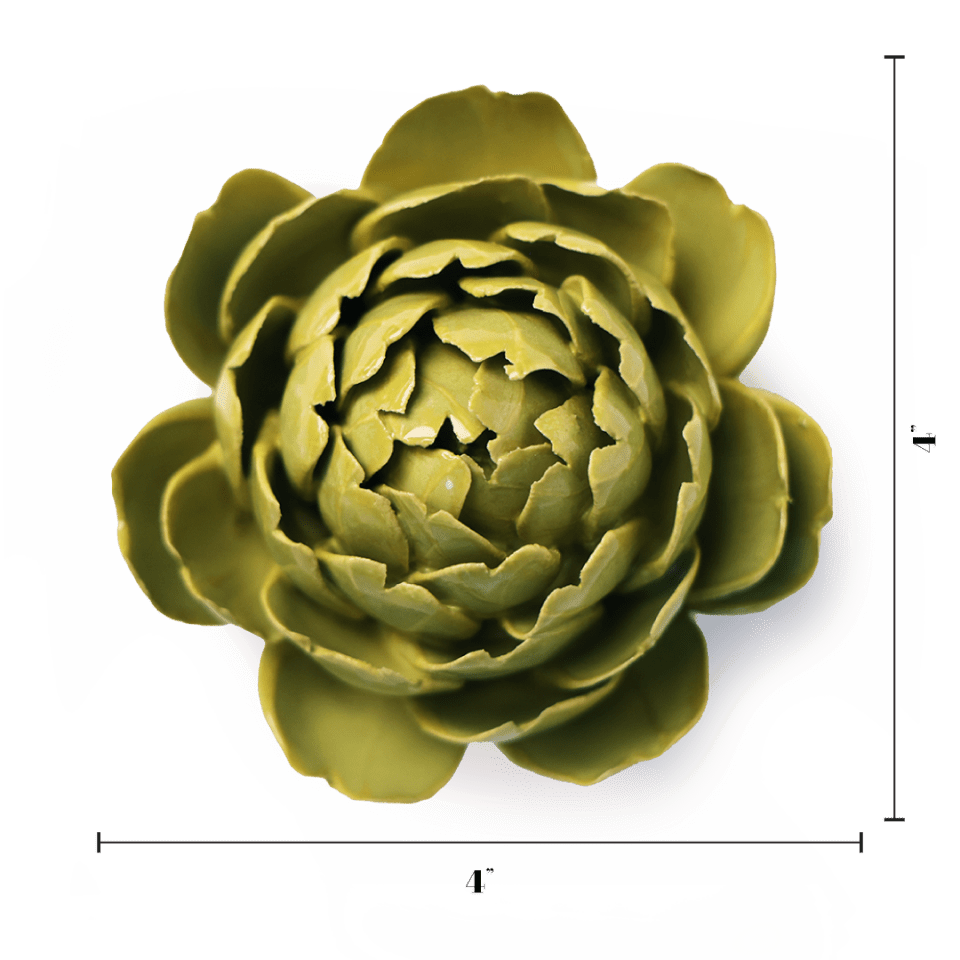 Chartreuse Queen Protea - Chive Ceramics Studio - Ceramic Flowers - Chive Ceramics Studio