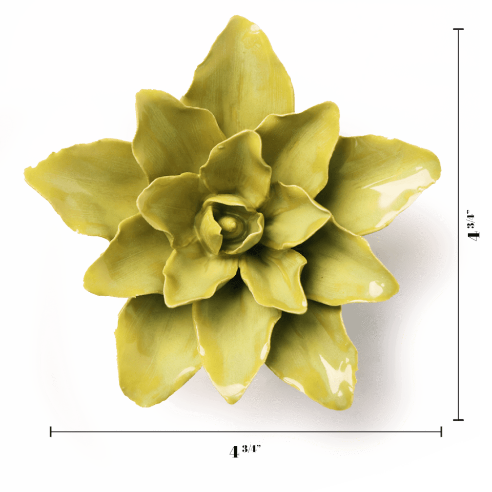 Chartreuse Tiger Lily - Chive Ceramics Studio - Ceramic Flowers - Chive Ceramics Studio
