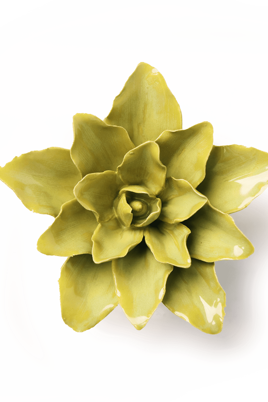 Chartreuse Tiger Lily - Chive Ceramics Studio - Ceramic Flowers - Chive Ceramics Studio