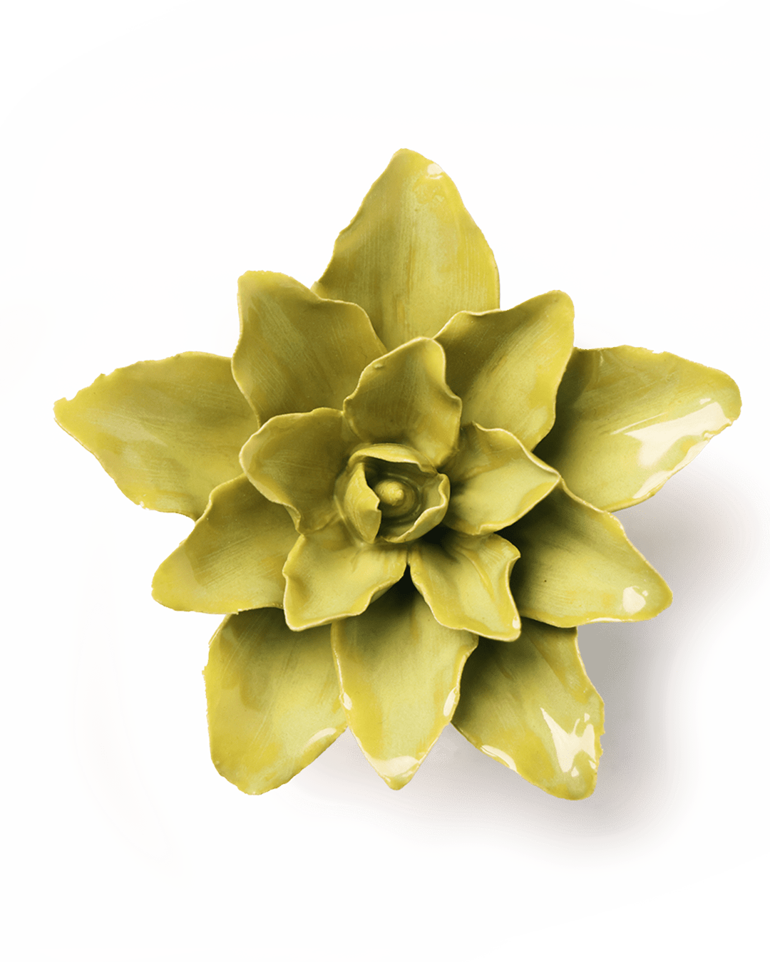 Chartreuse Tiger Lily - Chive Ceramics Studio - Ceramic Flowers - Chive Ceramics Studio