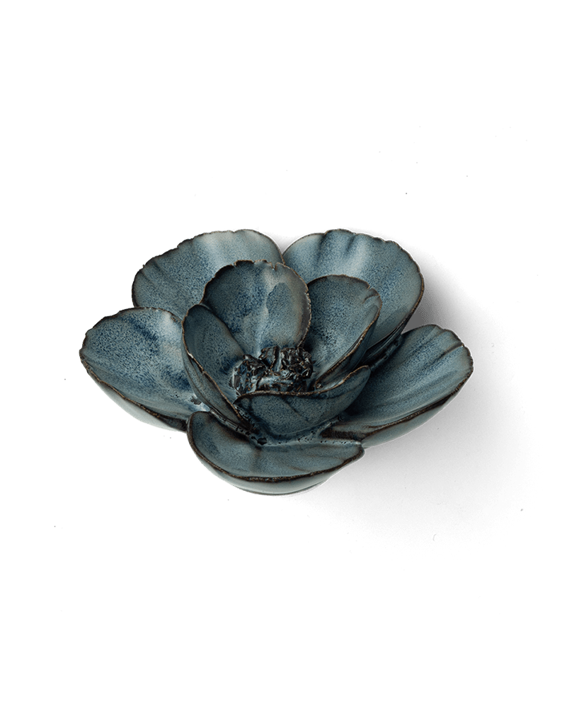 FR07 Navy Poppy - Chive Ceramics Studio - Ceramic Flowers - Chive Ceramics Studio
