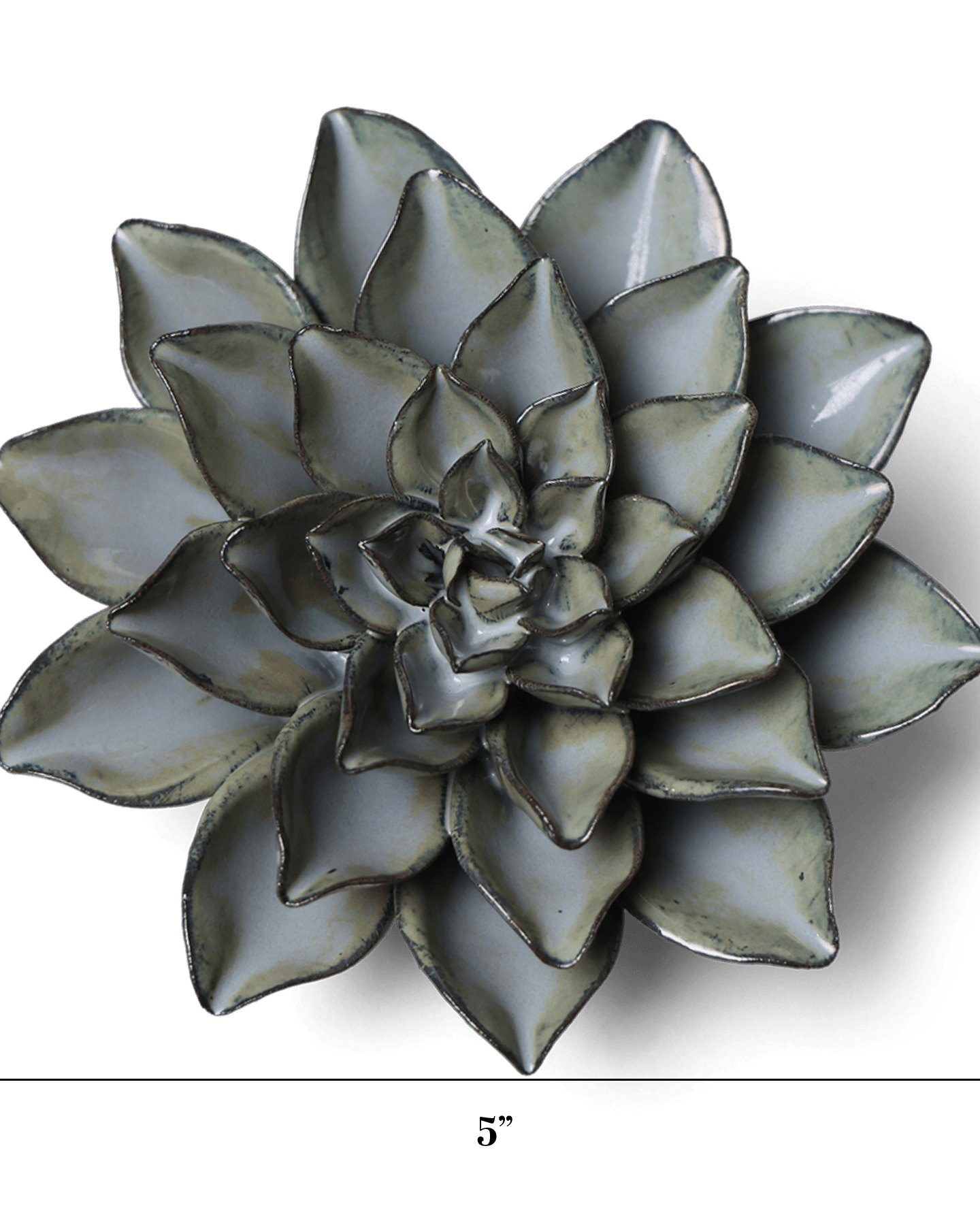 Japan Ceramic Flower Dusk Blue Daisy - Chive Ceramics Studio - Ceramic Flowers - Chive US