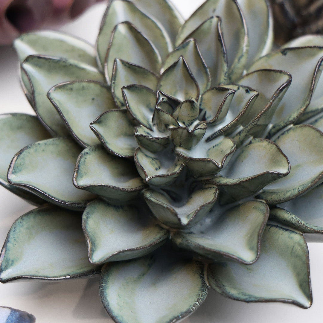 Grey Goyet Azalea - Chive Ceramics Studio - Ceramic Flowers - Chive Ceramics Studio