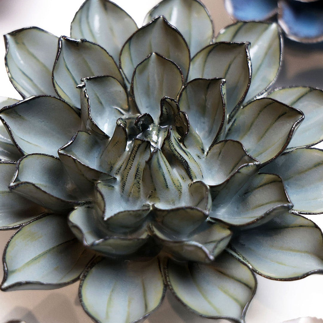Grey Green Monch Aster - Chive Ceramics Studio - Ceramic Flowers - Chive Ceramics Studio