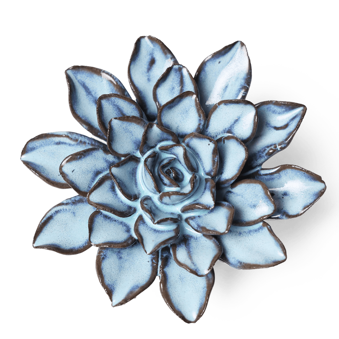 JA07 Seasonal Blue Alpine Aster - Chive Ceramics Studio - Ceramic Flowers - Chive Ceramics Studio