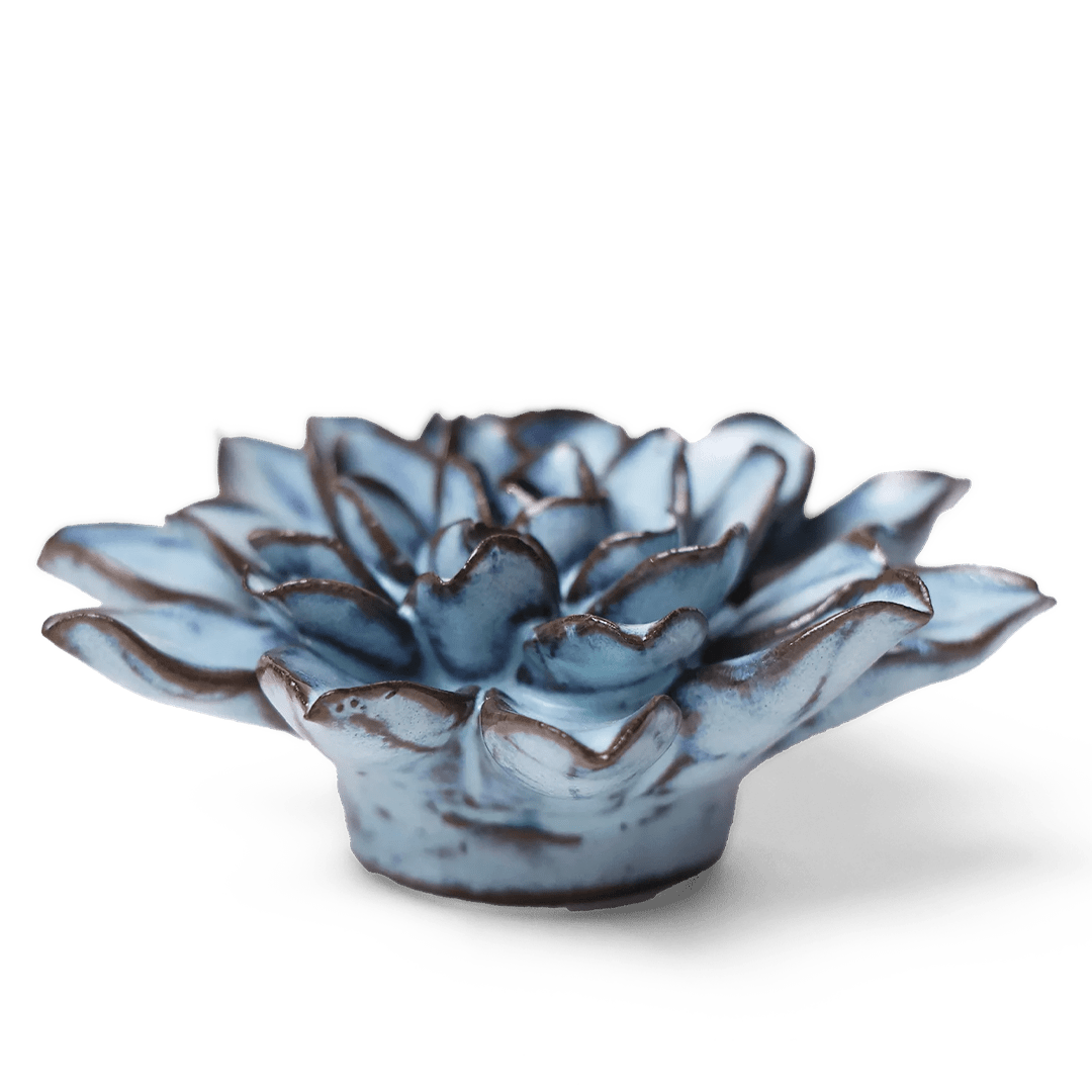 JA07 Seasonal Blue Alpine Aster - Chive Ceramics Studio - Ceramic Flowers - Chive Ceramics Studio