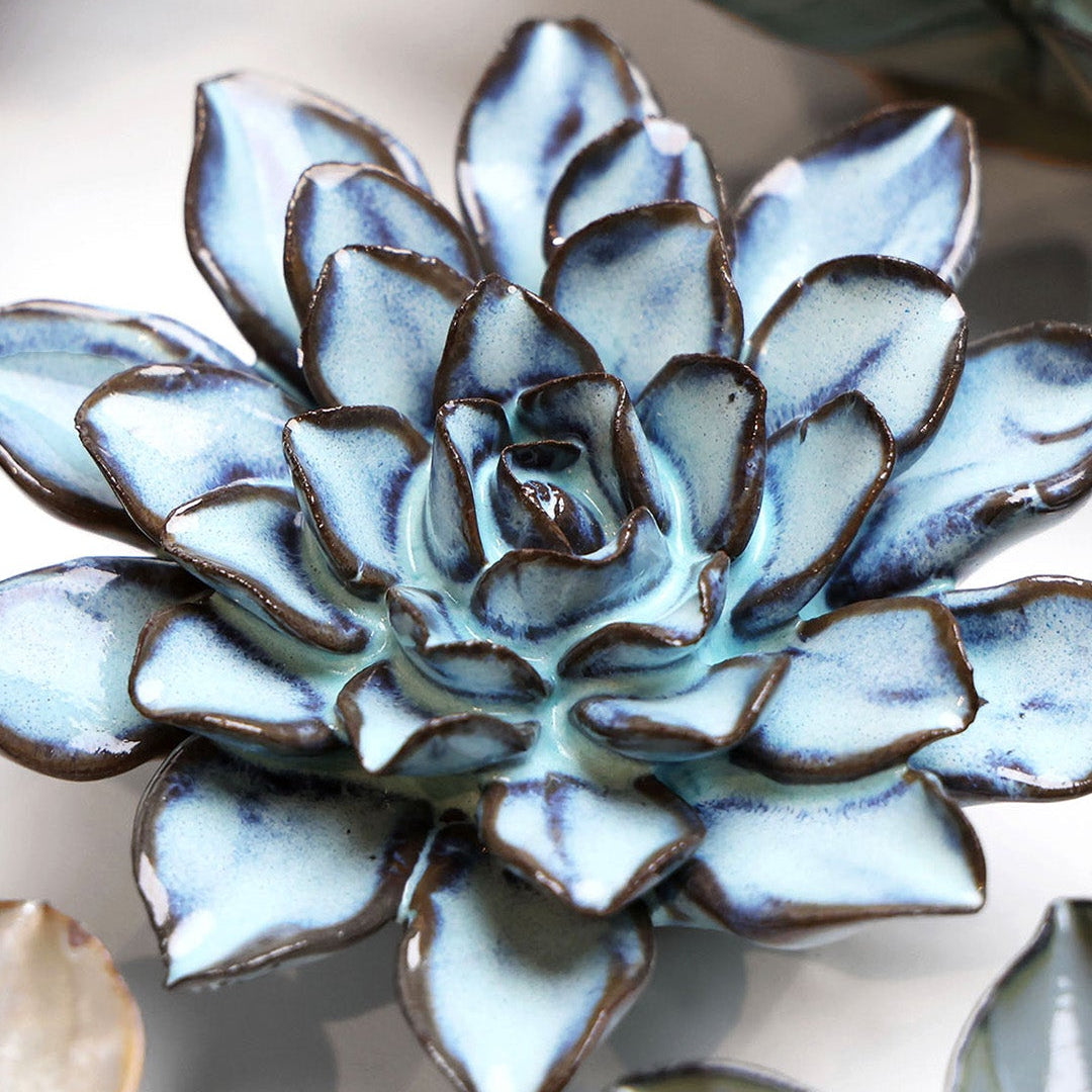 Seasonal Blue Alpine Aster - Chive Ceramics Studio - Ceramic Flowers - Chive Ceramics Studio