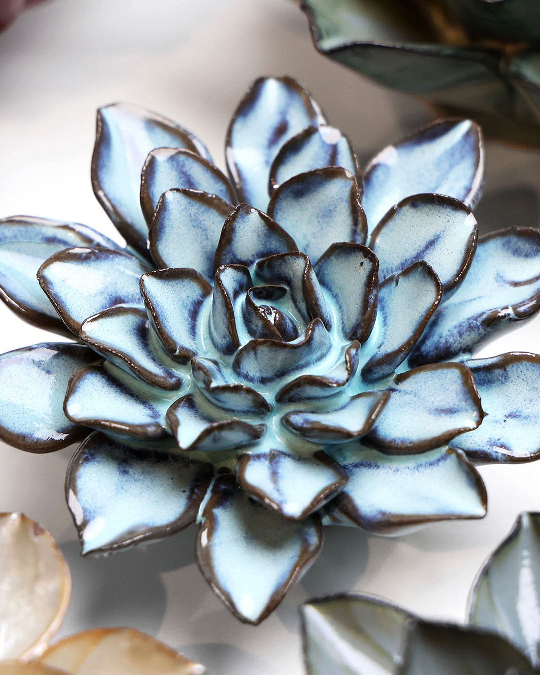 Seasonal Blue Alpine Aster - Chive Ceramics Studio - Ceramic Flowers - Chive Ceramics Studio