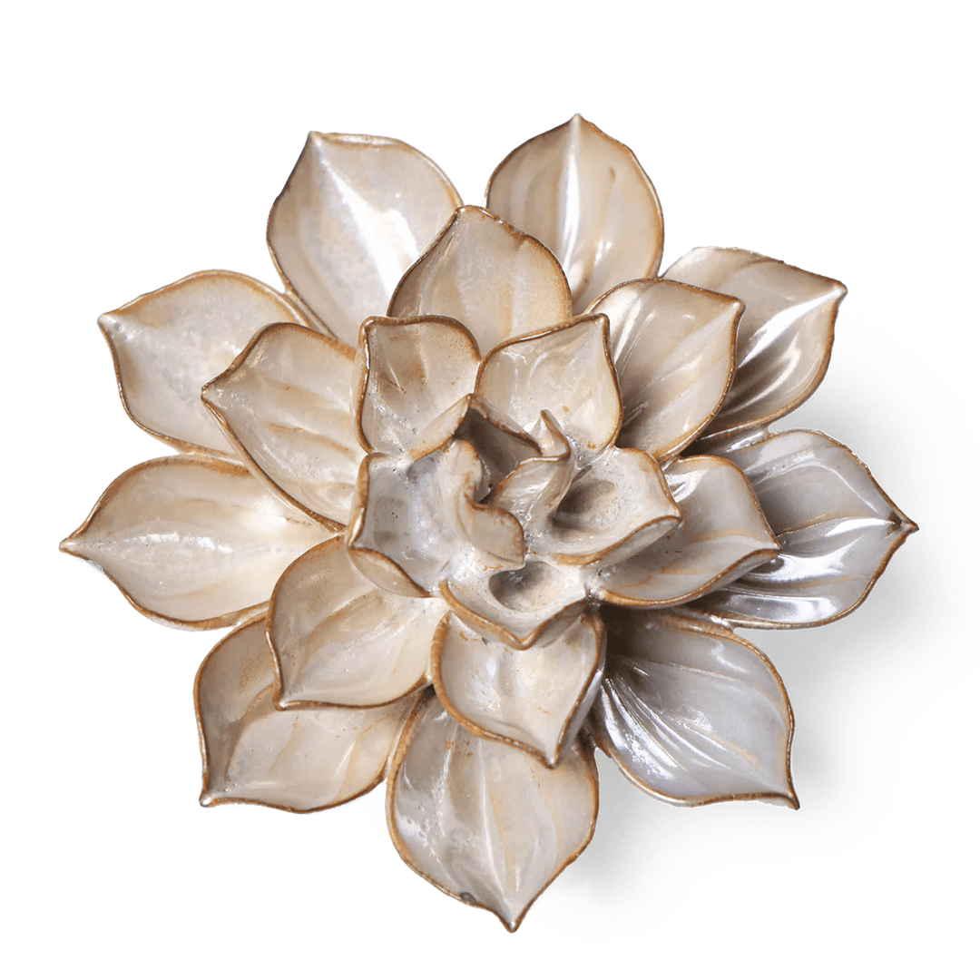 JA09 Metallic Frikartii Aster - Chive Ceramics Studio - Ceramic Flowers - Chive Ceramics Studio