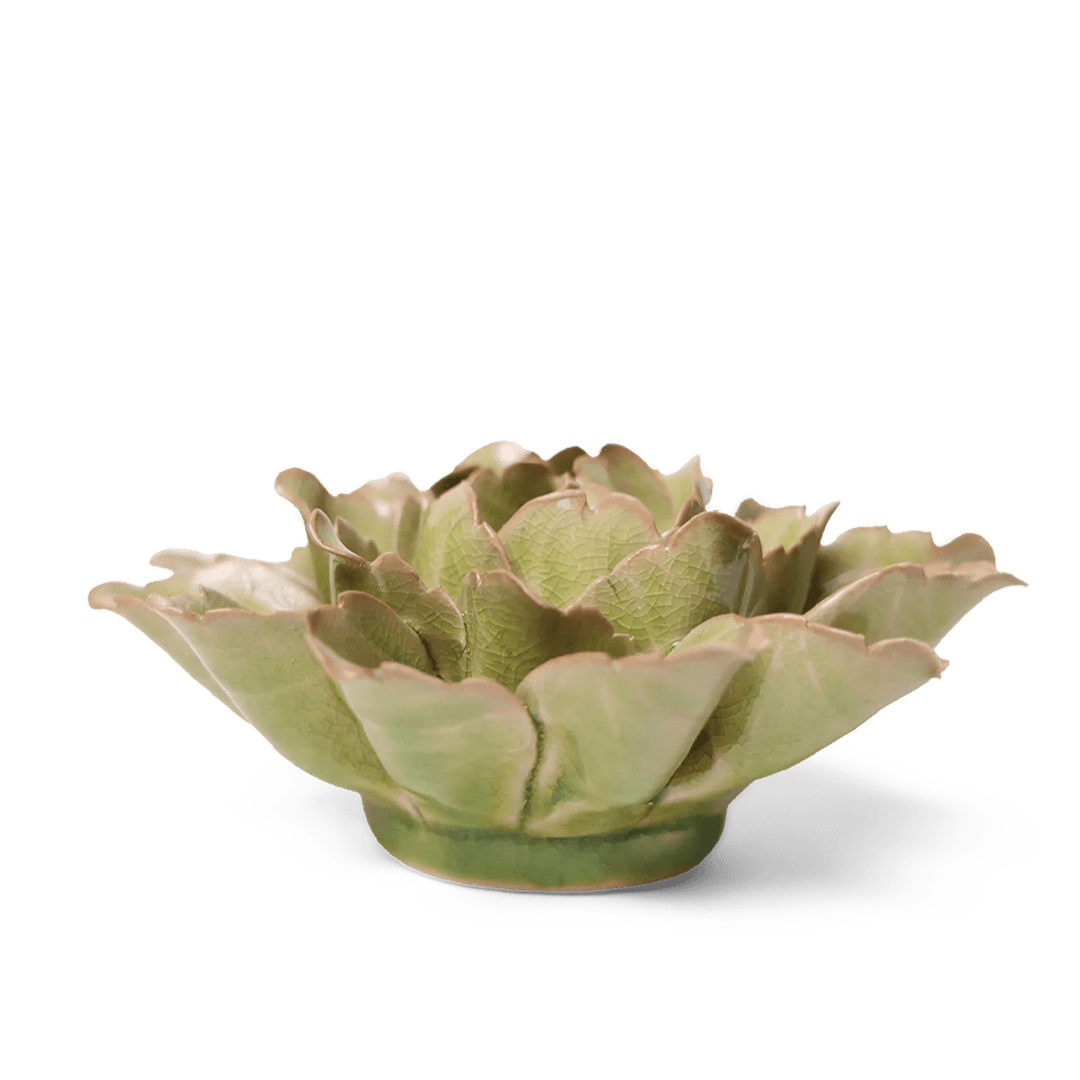 JA11 Peridot Sorbet Peony - Chive Ceramics Studio - Ceramic Flowers - Chive Ceramics Studio