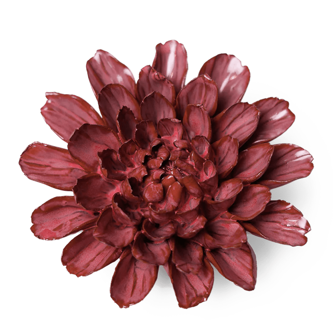 JA17 Blush Pink Star Dahlia - Chive Ceramics Studio - Ceramic Flowers - Chive Ceramics Studio
