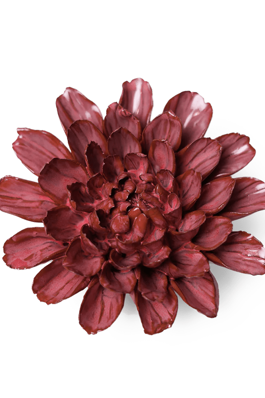 JA17 Blush Pink Star Dahlia - Chive Ceramics Studio - Ceramic Flowers - Chive Ceramics Studio