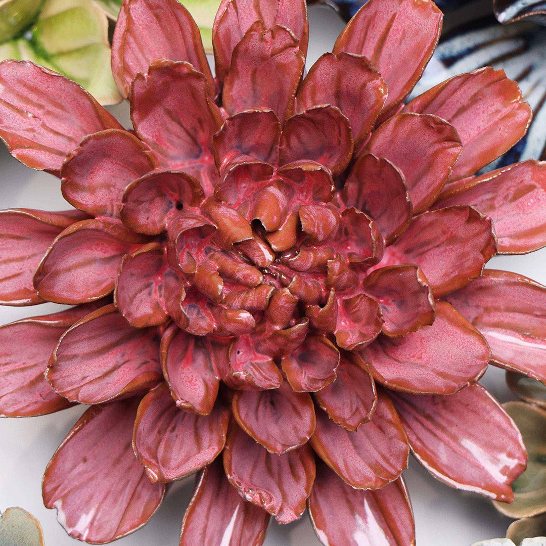 Blush Pink Star Dahlia - Chive Ceramics Studio - Ceramic Flowers - Chive Ceramics Studio