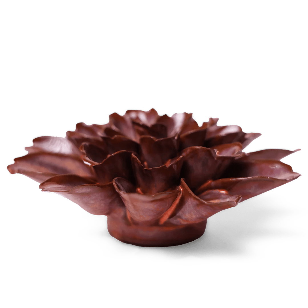 JA19 Peach Mocha Cornflower - Chive Ceramics Studio - Ceramic Flowers - Chive Ceramics Studio