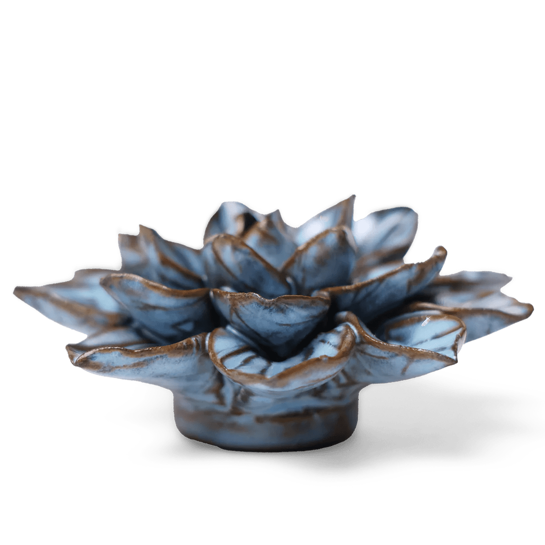 JA23 Seasonal Blue Frikartii Aster - Chive Ceramics Studio - Ceramic Flowers - Chive Ceramics Studio