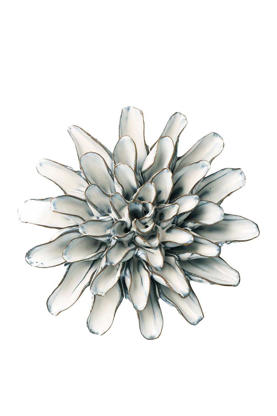 Blue White Lexi Cornflower - Chive Ceramics Studio - Ceramic Flowers - Chive Ceramics Studio