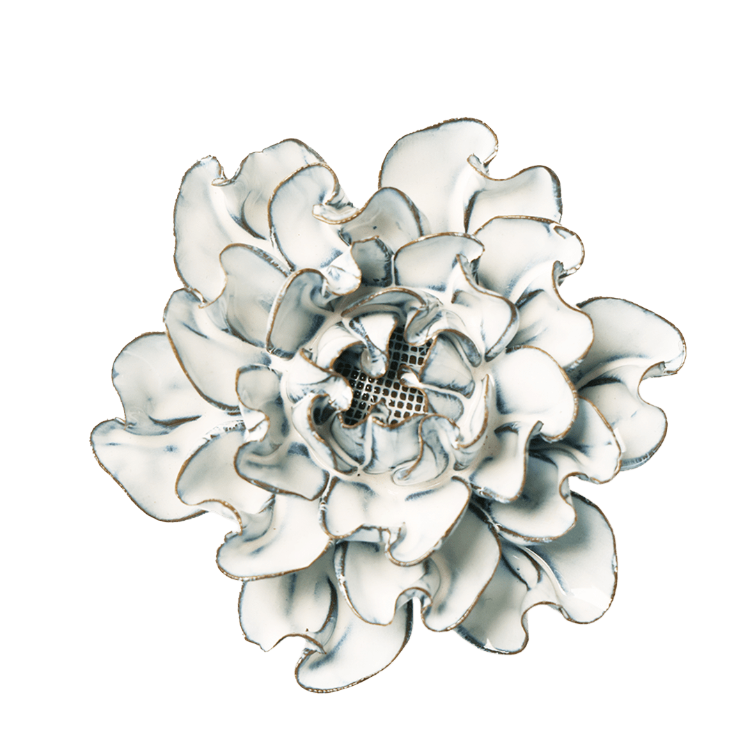 Blue White Hawthorn - Chive Ceramics Studio - Ceramic Flowers - Chive Ceramics Studio