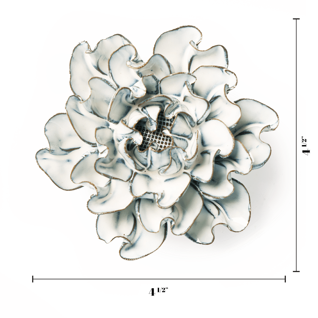 Blue White Hawthorn - Chive Ceramics Studio - Ceramic Flowers - Chive Ceramics Studio
