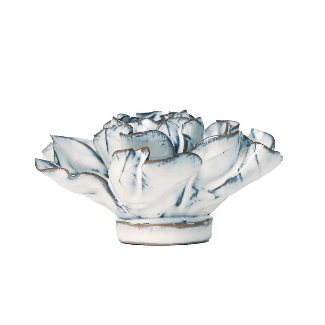 Blue White Hawthorn - Chive Ceramics Studio - Ceramic Flowers - Chive Ceramics Studio