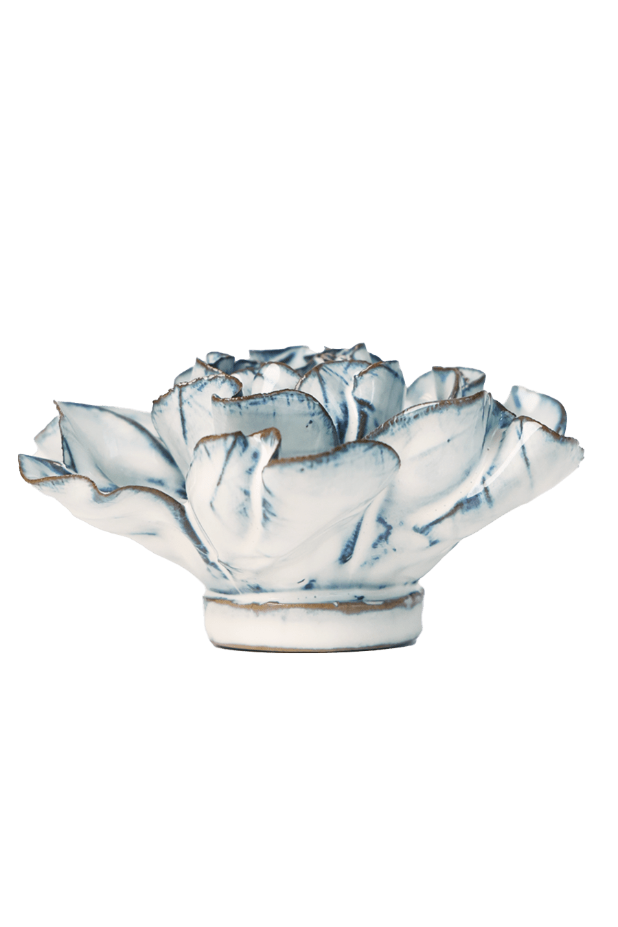 Blue White Hawthorn - Chive Ceramics Studio - Ceramic Flowers - Chive Ceramics Studio