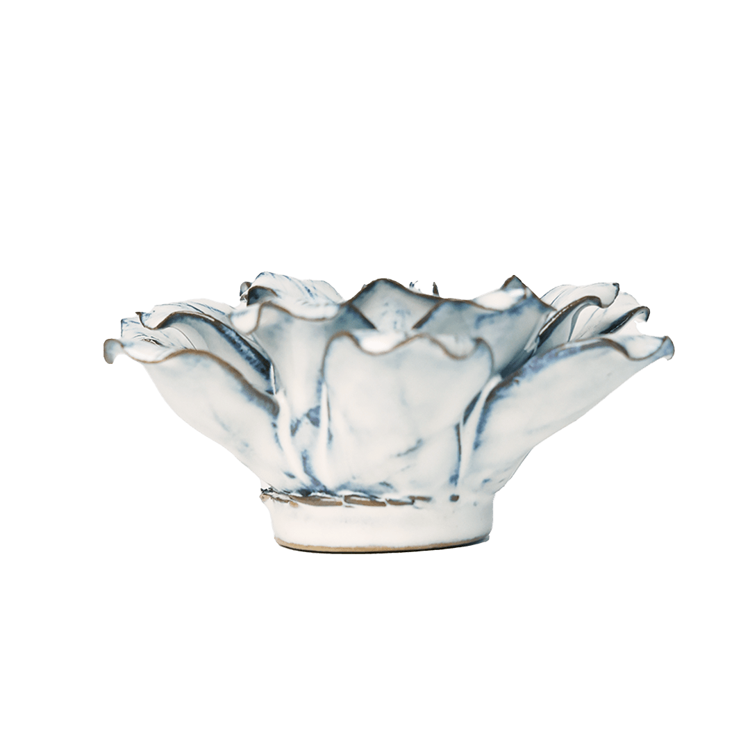 Blue White Cosmos - Chive Ceramics Studio - Ceramic Flowers - Chive Ceramics Studio