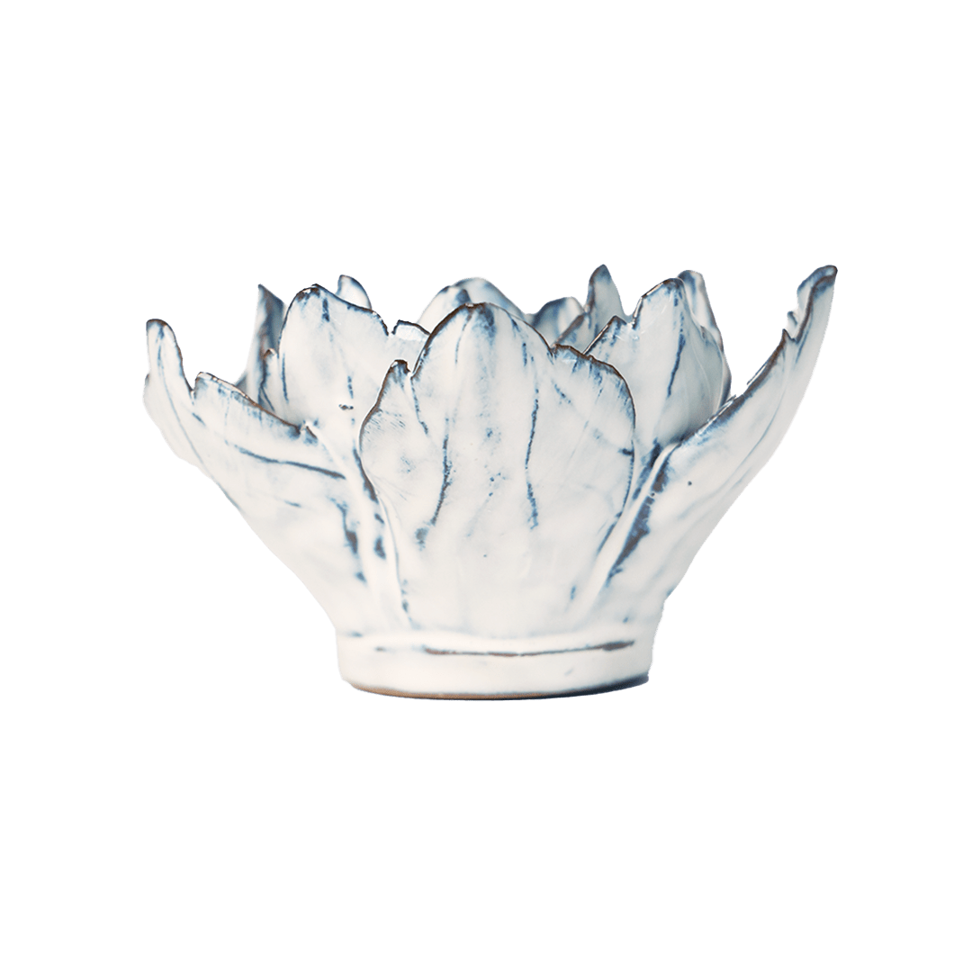 Blue White Purslane - Chive Ceramics Studio - Ceramic Flowers - Chive Ceramics Studio