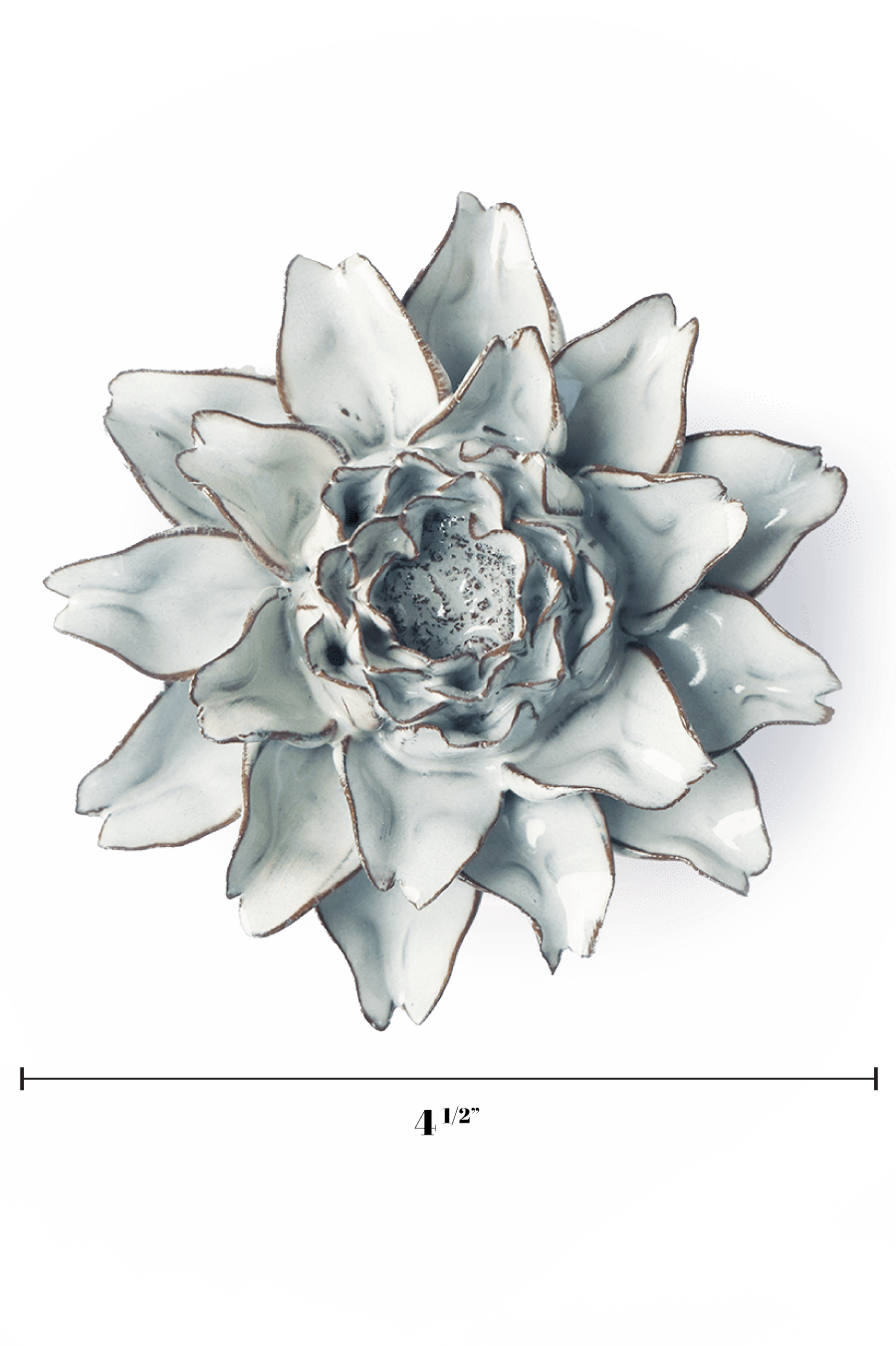 Blue White King Protea - Chive Ceramics Studio - Ceramic Flowers - Chive Ceramics Studio