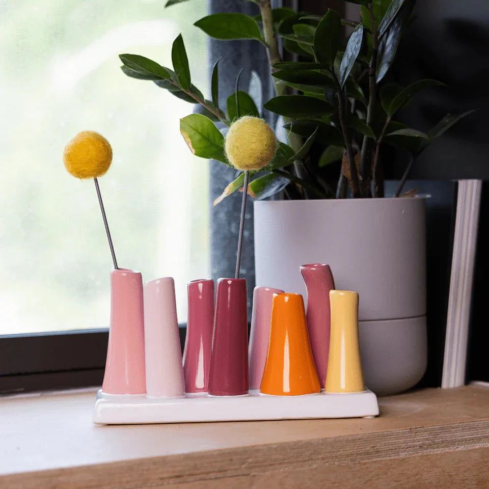 Pooley Modern Bud Vase For Flowers - Chive UK